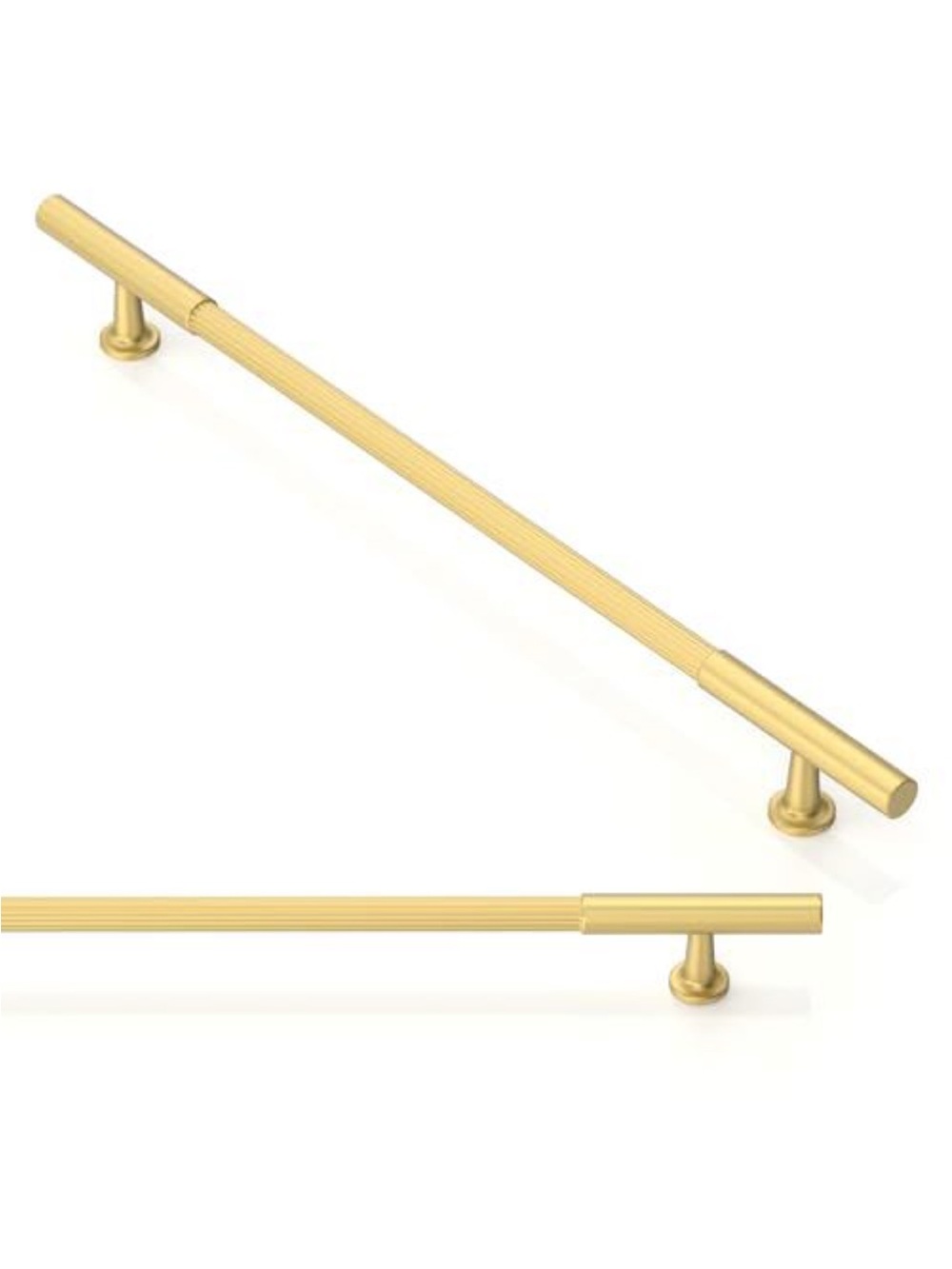 Modern  Gold Cabinet Pull Handle - Long Bar Pull